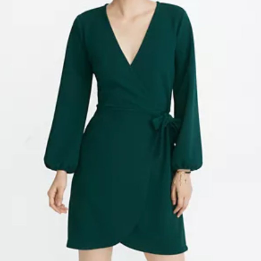 Texture & Thread Long-Sleeve Side-Tie Dress  NWOT